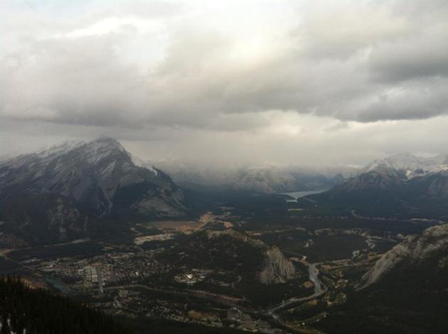 The view from Sulpur Mountain
