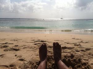 The beach at Belairs